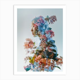 "Flower Air Portrait" Art Print