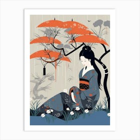 Haiku Poetry Japanese Style 12 Art Print