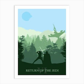 Return Of The Jedi Film Art Print