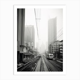 Jakarta, Indonesia, Black And White Old Photo 4 Art Print