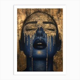 'Blue Tears' Art Print