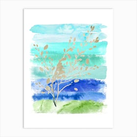 Watercolor Tree Art Print