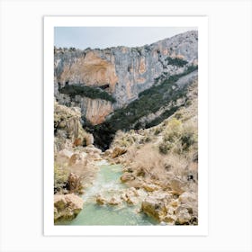 Spain River Scenery Art Print