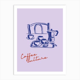 Boho Food 11 Coffee Culture Poster