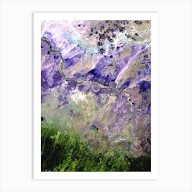 Earth From Space 1 Art Print