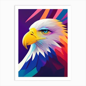 Bald Eagle Pop Matisse Bird Art Print