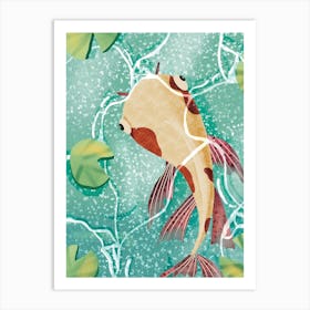 Koi Fish,Japan Style Art Print