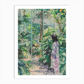 In The Garden Kew Gardens England 2 Art Print