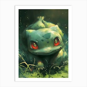 Bulbasaur Pokemon Anime Manga Japan Poster Art Print