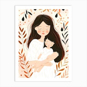 Mother And Daughter 1 Art Print