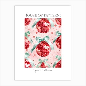 Disco Coquette 3 Pattern Poster Art Print