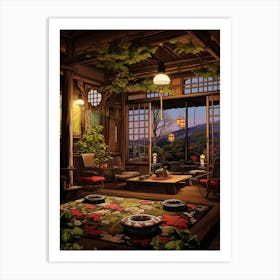 Traditional Japanese Tea Garden 4 Art Print