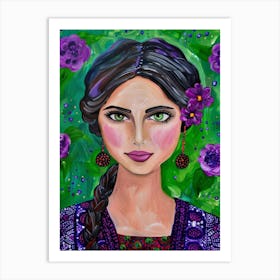 Mexican Girl Art Print