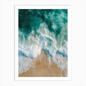 Aerial View Of The Ocean 19 Art Print