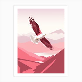 Minimalist Falcon 1 Illustration Art Print
