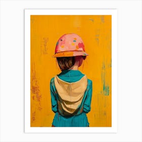 Girl In A Hat Art Print