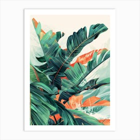 Tropical Leaves 118 Art Print