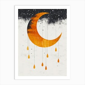 Moon Canvas Print Art Print