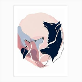 Wolf Portrait Art Print