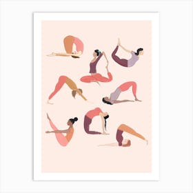 Yoga Ladies Art Print
