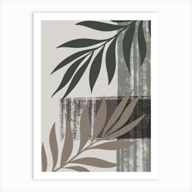 Abstract Leaves 3 Art Print