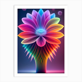 Colorful Flower 6 Art Print