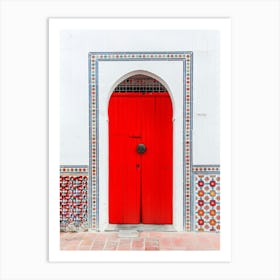 Red Door 3 Art Print