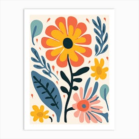 Floral Painting 1 Art Print