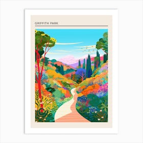 Griffith Park Los Angeles Art Print