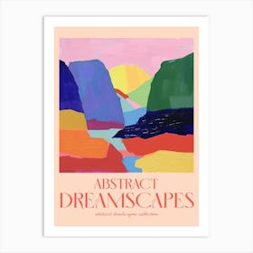 Abstract Dreamscapes Landscape Collection 23 Art Print