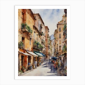 La Città Alta 1 Art Print