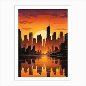 Urban Skyline Art Print (5) Art Print