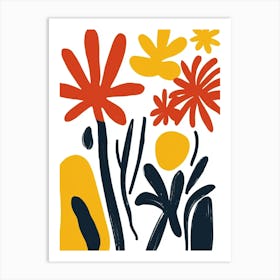 Flowers In The Garden 10 Art Print