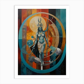 Goddess Of The Sun Art Print