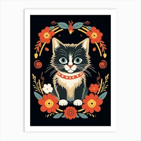 Baby Animal Illustration  Kitten 2 Art Print