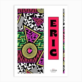 Eric Pattern Art Print