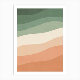 Minimal Waves 149 Art Print