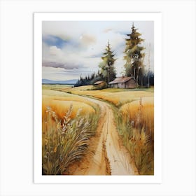 Country Road 3 Art Print