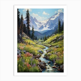 Mountain Stream 4 Art Print