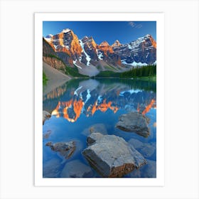 Sunrise At The Mountains Art Print