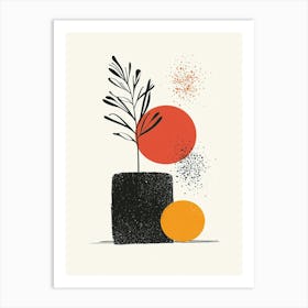 Abstract Plant Art Print