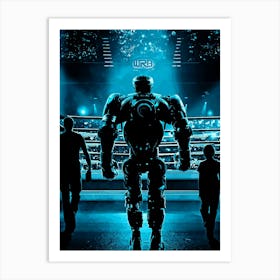 Robots In The Ring Art Print