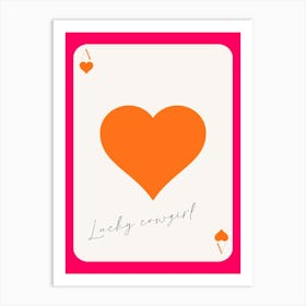 Lucky Card Art Print