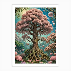 Alien Tree no2 Art Print