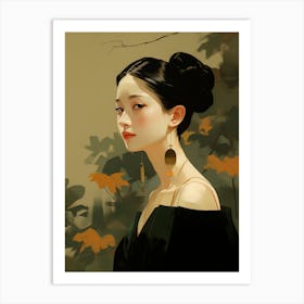 Asian Beauty 1 Art Print