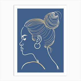 Portrait Of A Woman 629 Art Print