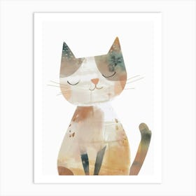 Charming Nursery Kids Animals Kitten 3 Art Print