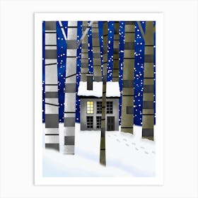 Snowfall Art Print