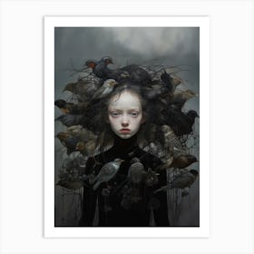 Raven Art Print