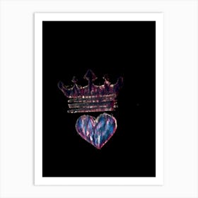 King of hearts 1 Art Print